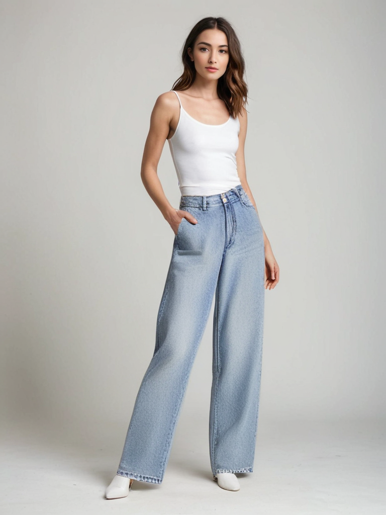 Maison Nala | Patchwork Destroyed Jeans