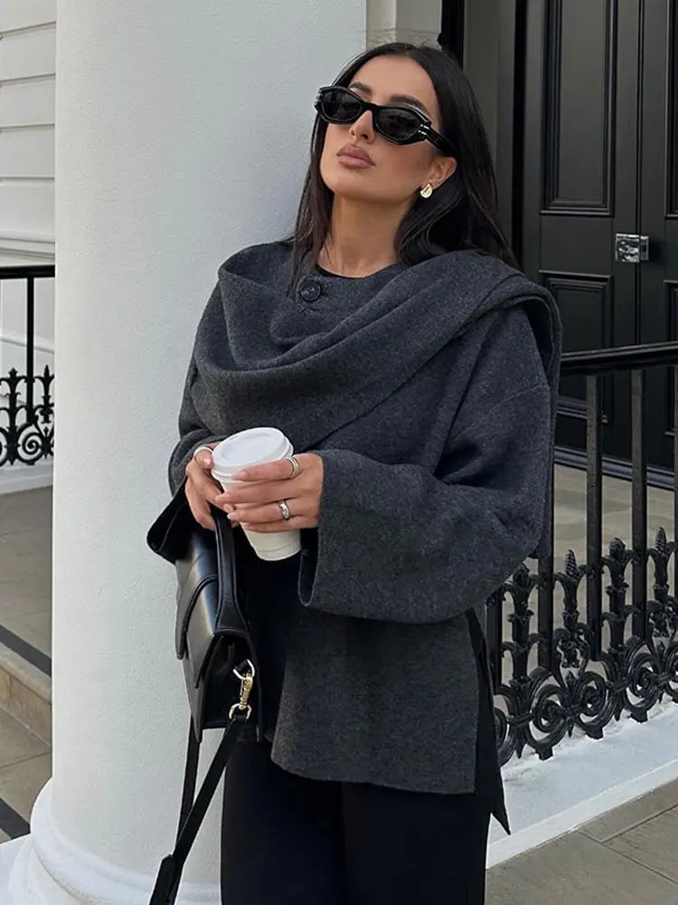 Maison Nala | Chic Scarf Coat