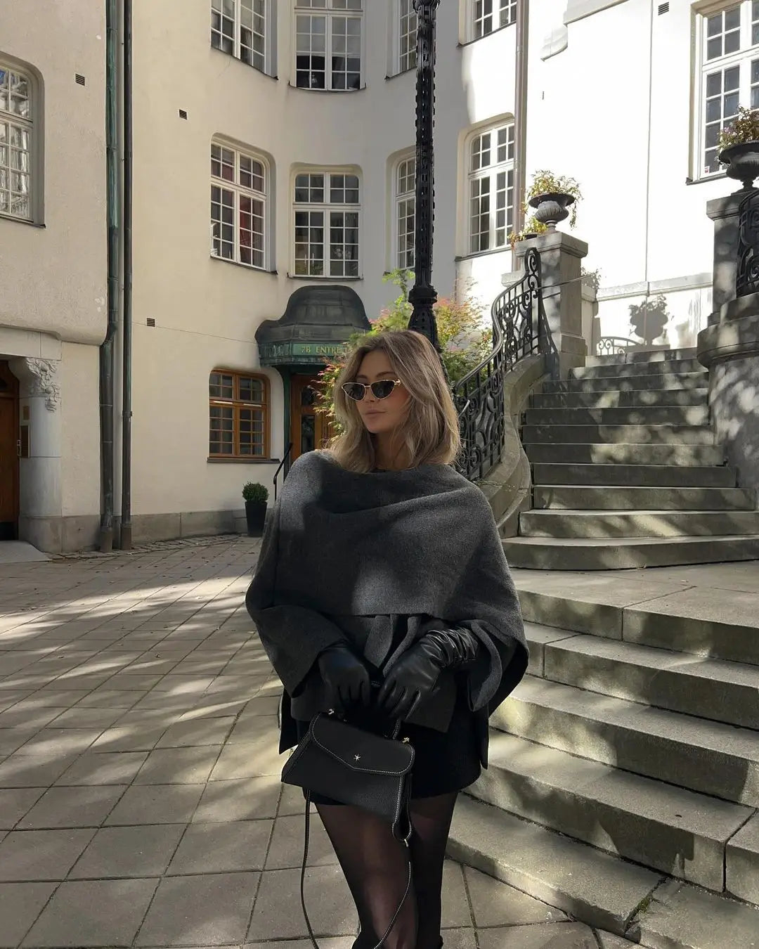 Maison Nala | Chic Scarf Coat