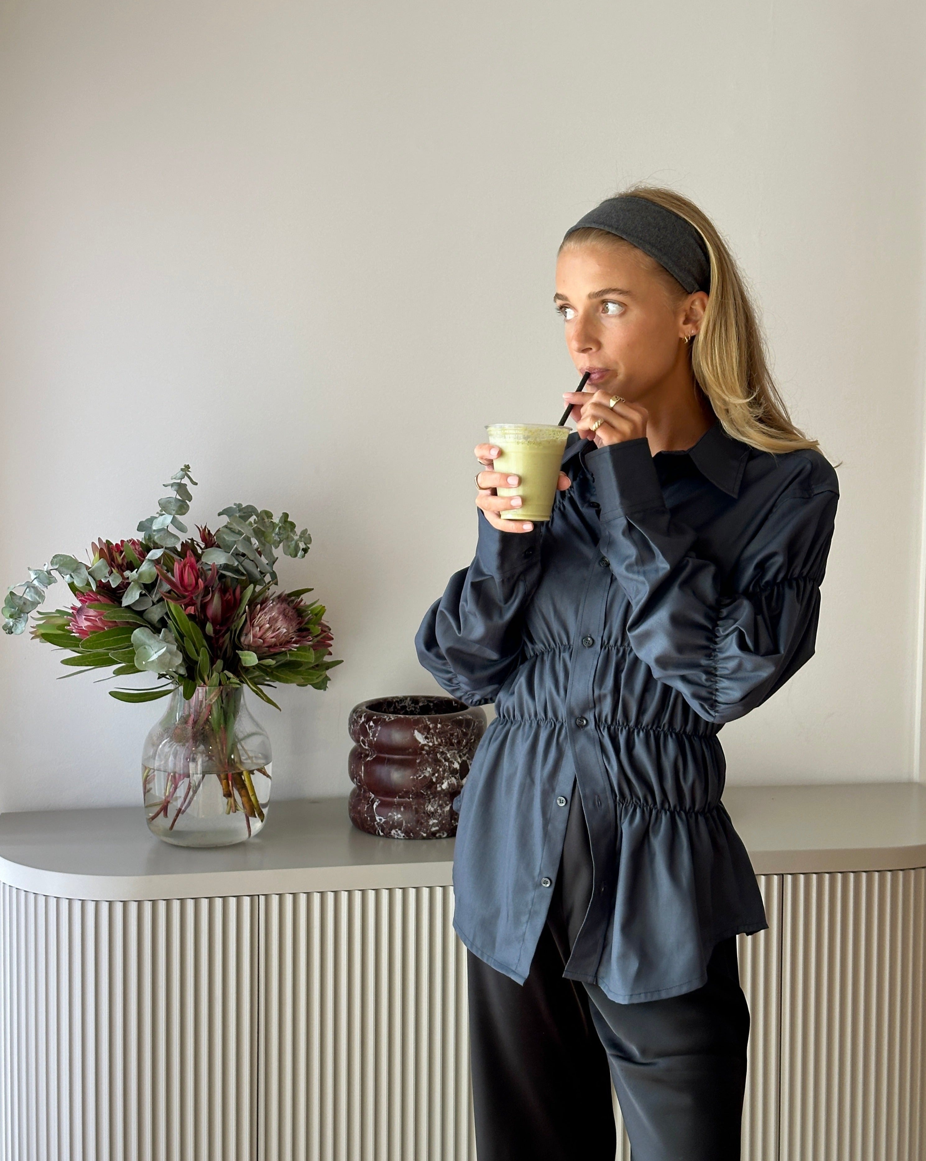 Maison Nala Crinkled Blouse