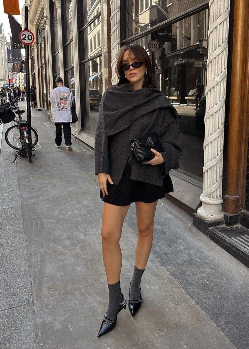Maison Nala | Chic Scarf Coat