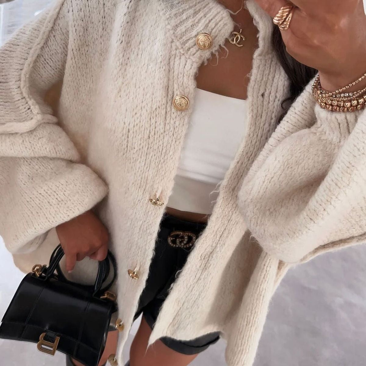 Maison Nala™ | Oversized Cardigan