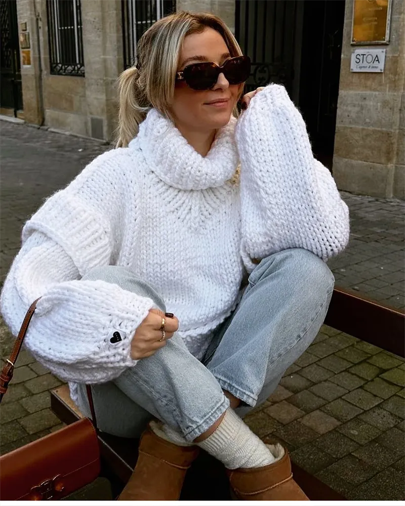 Maison Nala™ Oversized Knit Dress