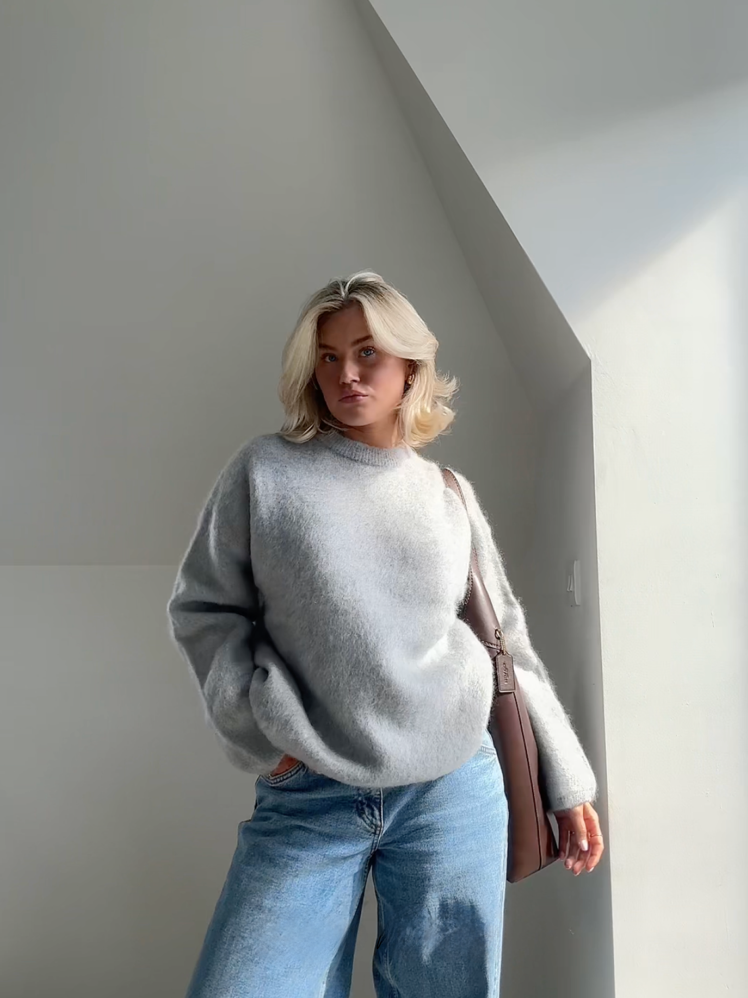 Maison Nala | Mohair Round Neck Sweater