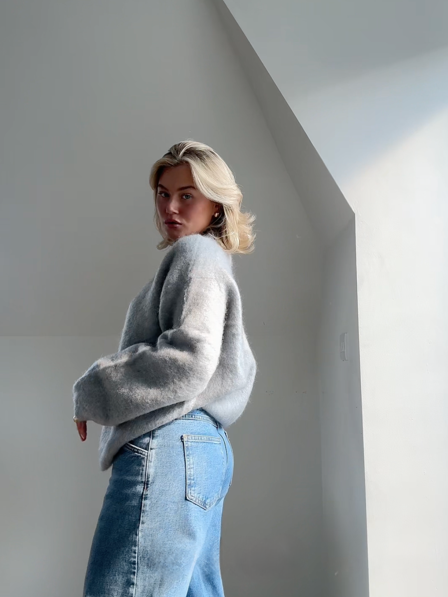 Maison Nala | Mohair Round Neck Sweater