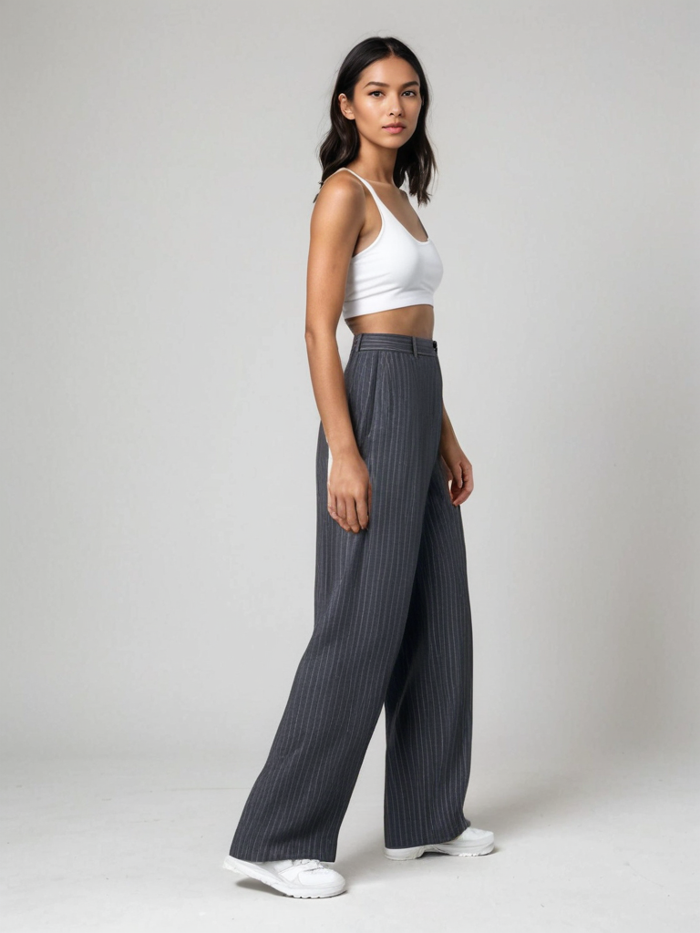 Maison Nala | Elegant Striped Pants