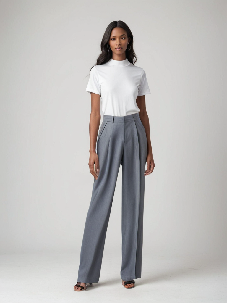 Maison Nala | Elegant Wide-Leg Trousers