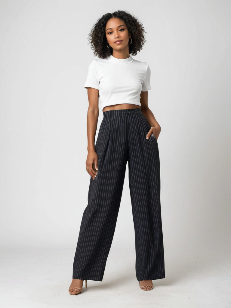 Maison Nala | Chic Striped Pants