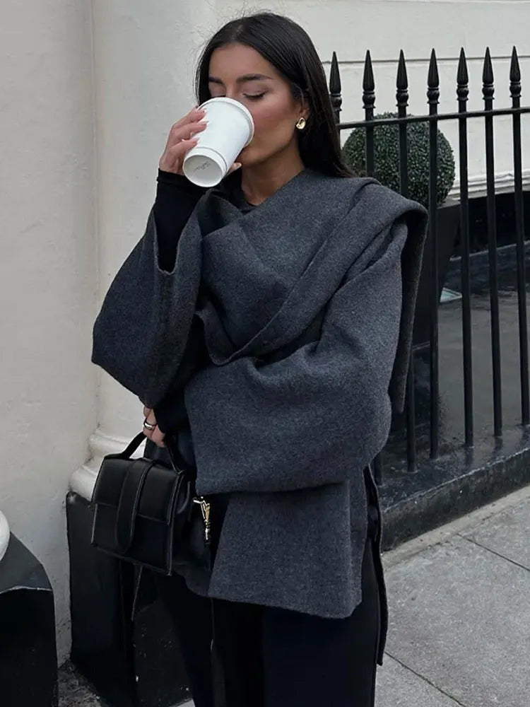 Maison Nala | Chic Scarf Coat