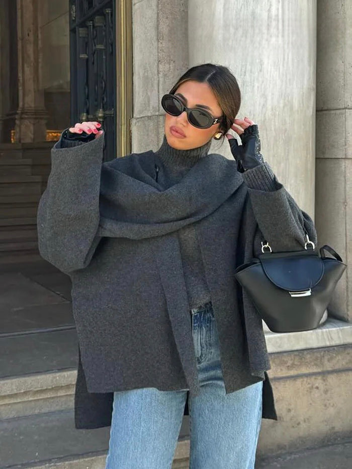 Maison Nala | Chic Scarf Coat
