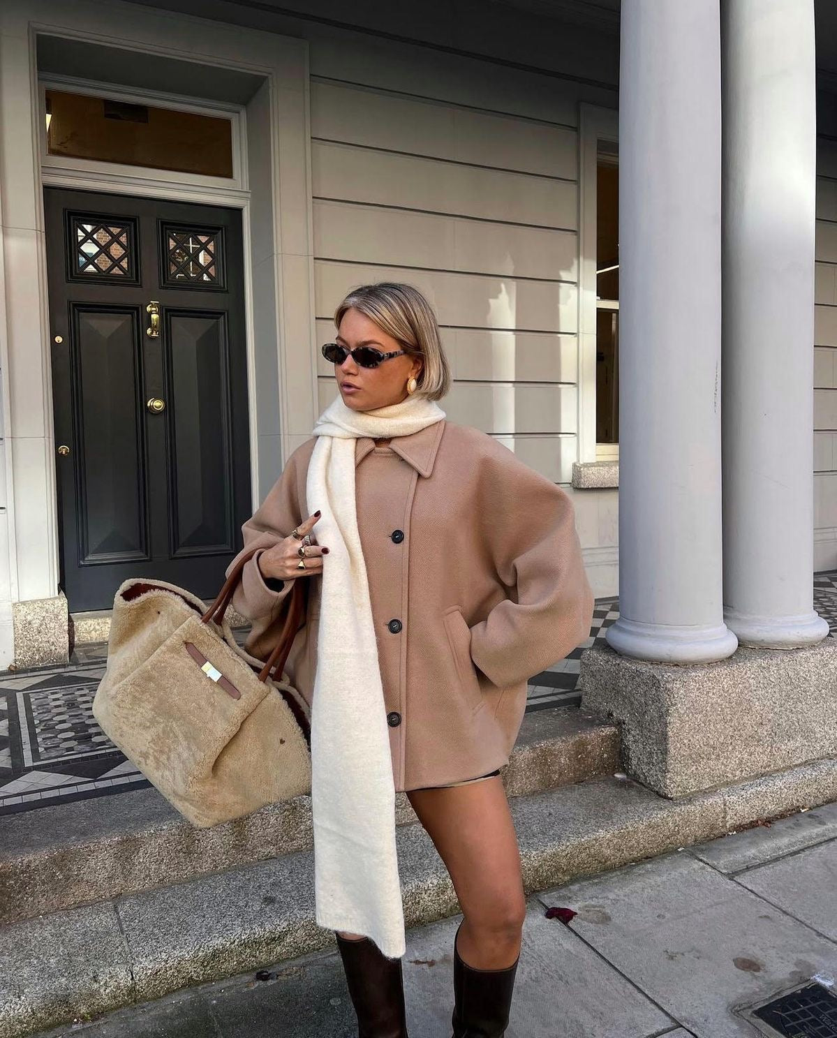 Maison Nala | Oversized Wool Coat