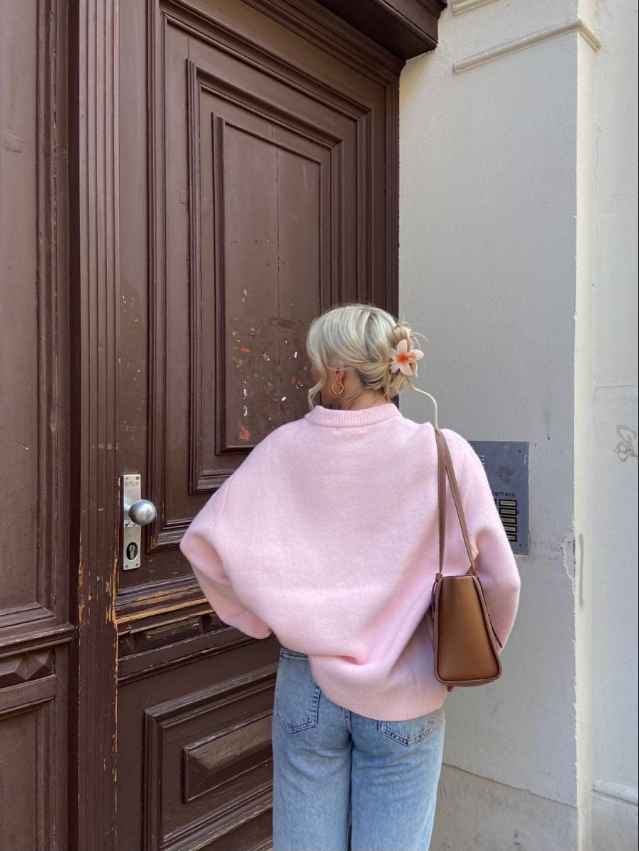 Maison Nala™ | Oversized Rose Pullover