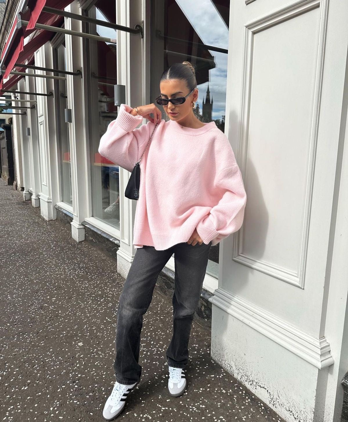 Maison Nala™ | Oversized Rose Pullover