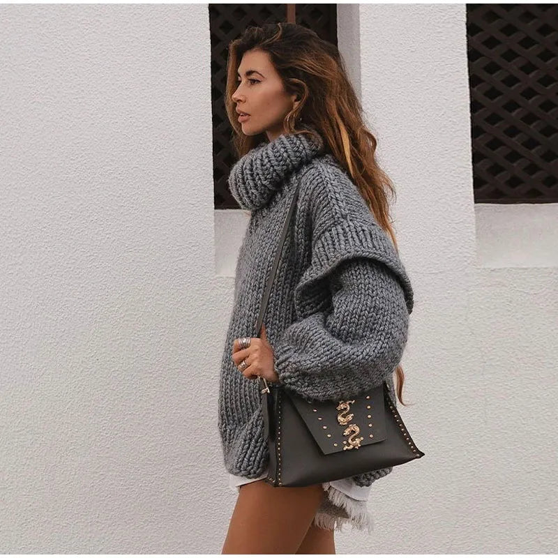 Maison Nala™ Oversized Knit Dress