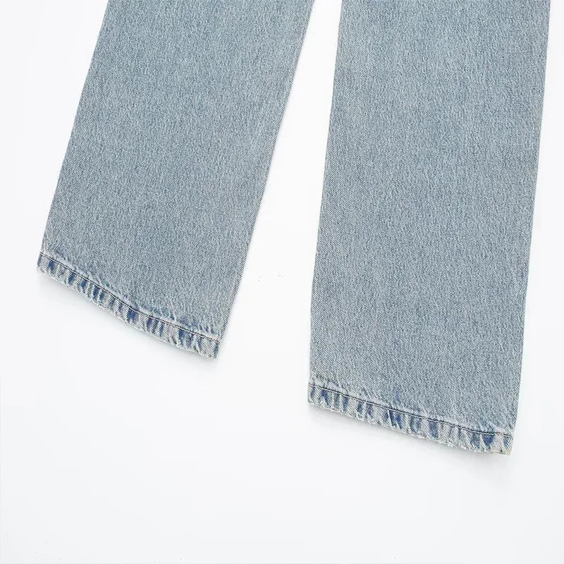 Maison Nala | Patchwork Destroyed Jeans