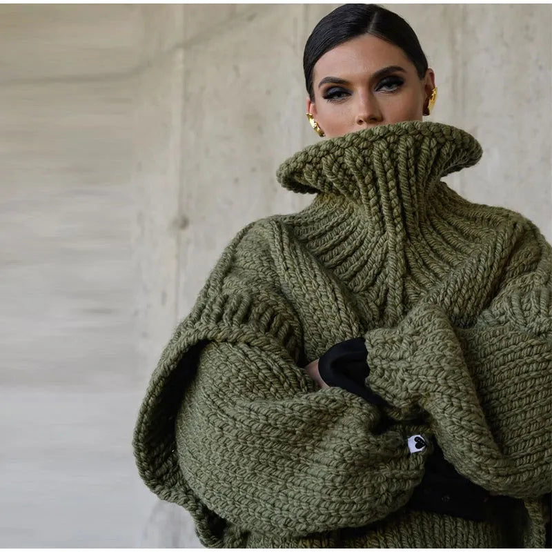 Maison Nala™ Oversized Knit Dress