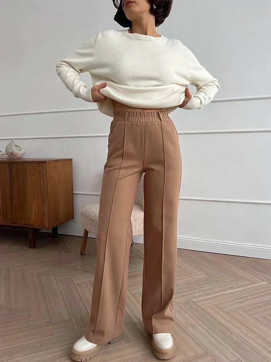 Maison Nala | Elegant Elastic Pants