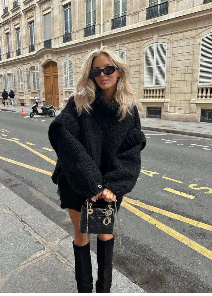 Maison Nala™ Oversized Knit Dress