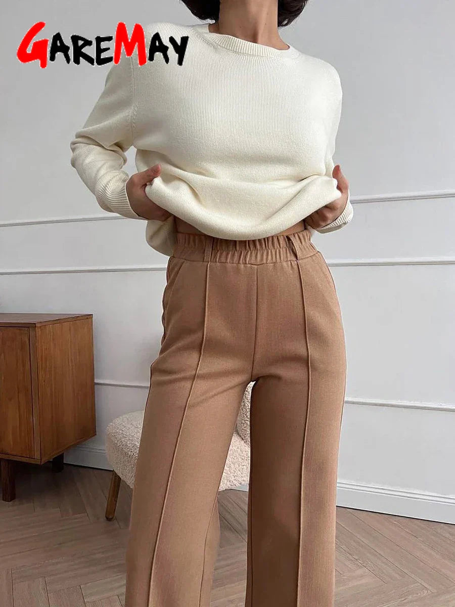 Maison Nala | Elegant Elastic Pants