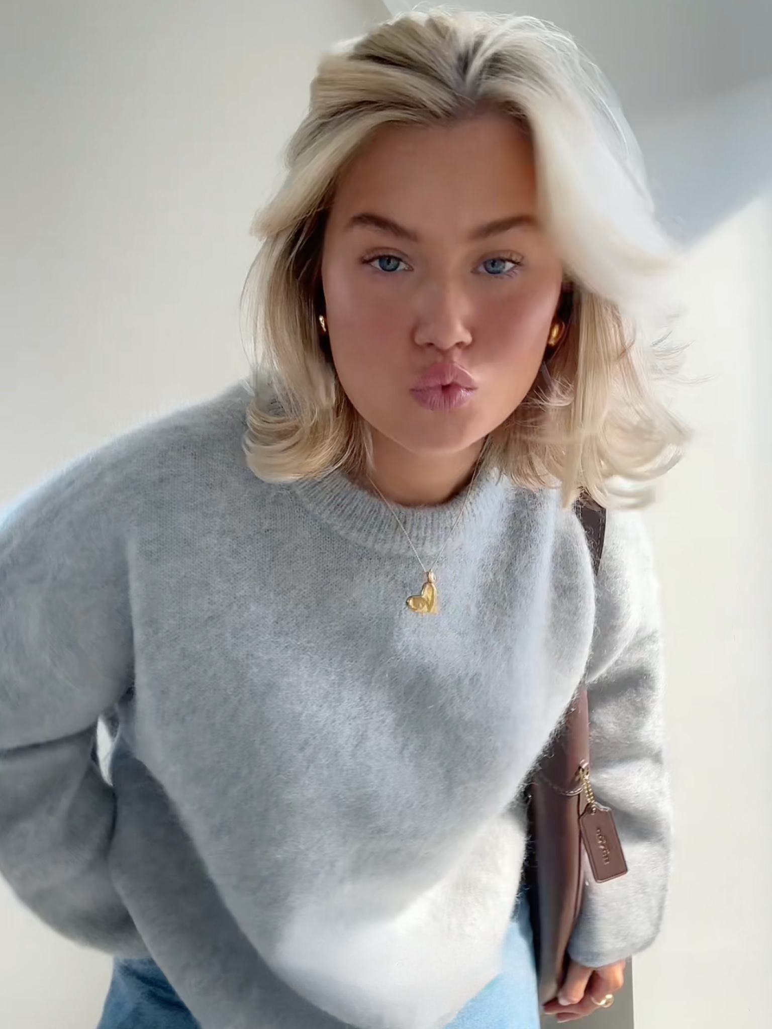 Maison Nala | Mohair Round Neck Sweater